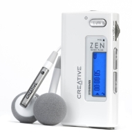 CREATIVE Zen Nano Plus 1GB, Flash MP3 плеер, FM+дикт, White артикул 8105c.